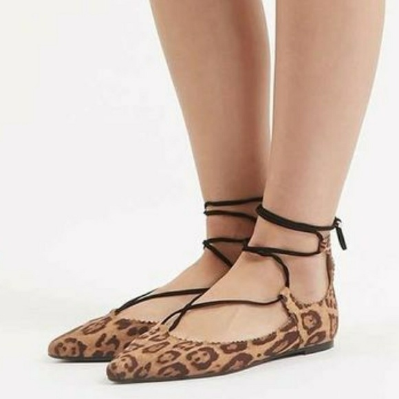 NWT Topshop Ghillie 10.5 Pointed Flats - Picture 1 of 4